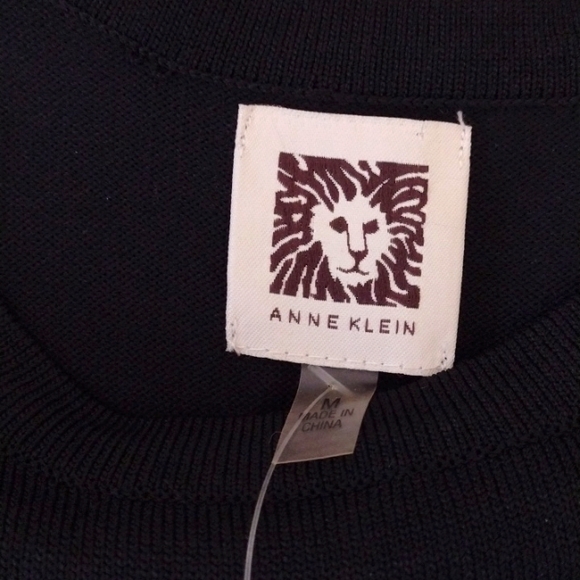 Anne Klein Colorblock Stretch Knit Midi Dress NWT Size M MSRP $118 - Picture 4 of 15